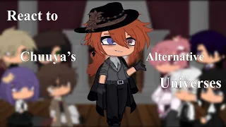[Bungo Stray Dogs react to Chuuya’s Aus‼️][TW in desc]