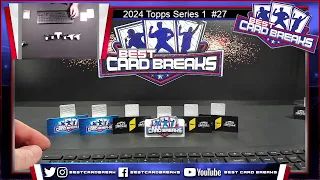 2024 Topps Series 1  #27 - Jumbo 6 Box Case Pick Your Team 2/27/24