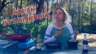 Getting Caught Up & Steak by a Sinkhole 🥩🌿 Living in My Car