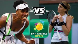 Kvitova vs Venus ● 2019 Indian Wells (R2) Highlights