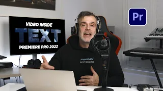 How to add video inside Text with Adobe Premiere Pro 2023