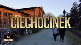 Ciechocinek | Zima 2022 | Spacer po Ciechocinku | Binaural Audio 🎧 [4k]