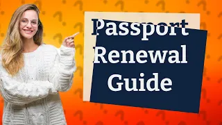 How do I renew my UK passport from France?