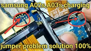 Samsung A02s,A03s,a03 charging jumper problem solution|| Samsung A02s charging solution 💯%✓