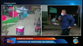 Cidade em Ação  - Tentativa de homicídio na EMPASA de Campina Grande