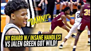 Jalen Green Faces SHIFTY New York Point Guard w/ INSANE HANLDES Posh Alexander!! TEAMS GET TESTED!!