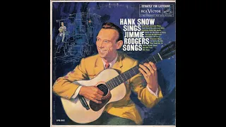 "Hank Snow Sings Jimmie Rodgers Songs" complete mono vinyl Lp