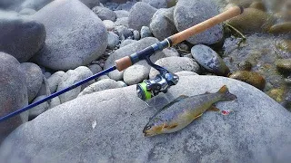 Рыбалка на горных реках Кыргызстана.