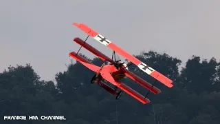 The Red Baron flight over my head | Red Baron low pass | Fokker DR 1 engine sound | Red Baron Attack