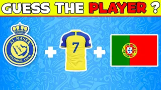 🏆️⚽💥Guess Football Player by His CLUB + JERSEY NUMBER + NATIONALITY | Ronaldo, Messi, Neymar, Mbappe