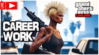 GTA 5 Online - Career Progress Grind - #GTAOnline #LIVE