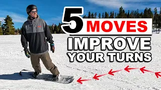 5 Moves To Improve Your Snowboard Turns