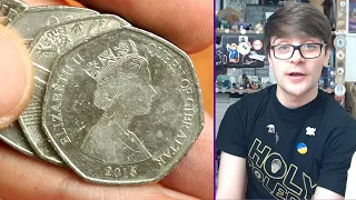 You Won't Find Many Of These 50p Coins!!! £250 50p Coin Hunt #22 [Book 6]