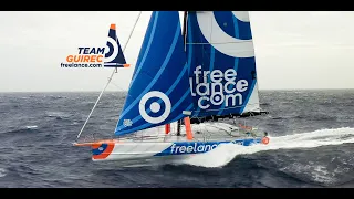 Guirec et Lucie sur la Rolex Fastnet Race 2023