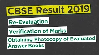 CBSE Result 2019: Copy Rechecking, Re-evaluation, Marks Verification, Photocopy of Answer Booklet