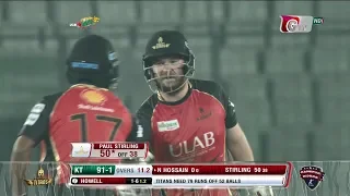 Paul Stirling's 61 Run's Against Rangpur Riders Highlights || 4th Match || Edition 6 || BPL 2019