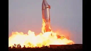 SpaceX Starship SN10 slow-motion explosion