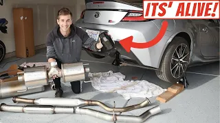 Installing The Biggest Exhaust Modification For My Manual Toyota GR86!