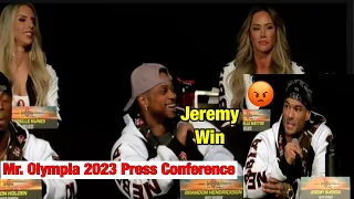 Mr.Olympia 2023 Press Conference  😡 | Angry Jeremy Buendia | Mr Olympia 2023