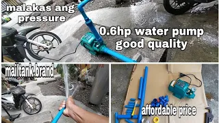 unboxing 0.6hp water pump mailtank unbelievable price in lazada.