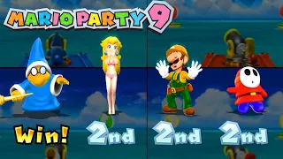 Mario Party 9 Step It Up - Kamek vs Peach vs Luigi vs Shy Guy #MarioGame (Master Difficulty)