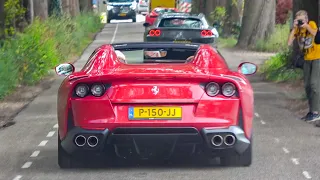 Ferrari's Accelerating LOUD! F430, 488 Novitec, 599 GTB, F12, 812 GTS, 458, Testarossa, F8 Spider..