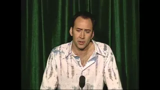 Oscars Nominees: Nicolas Cage Lunch Press Conf 2003 | ScreenSlam