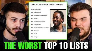 Reacting to the Worst Top 10 Hip-Hop Lists