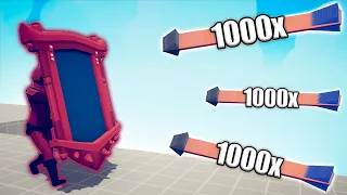 SQUID GAME MIRROR SHIELD vs 1000x OVERPOWERED UNITS - TABS | Totally Accurate Battle Simulator 2023