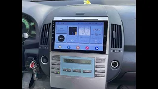 Toyota Verso 2004-2009 year Removal radio + parking camera.