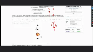 A. Rudolph and Cut the Rope | Codeforces Round 883 (Div. 3) | Full Solution