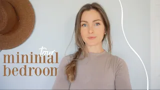 MINIMAL BEDROOM TOUR | My cozy + calm safe place