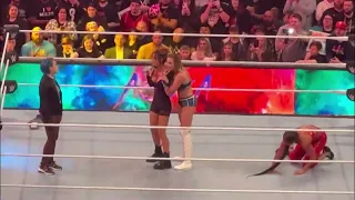 Asuka saves Bianca Belair from Carmella and Chelsea Green - WWE Raw 3/13/23#viral #wwe #trending