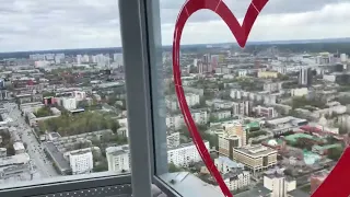 Екатеринбург за 2 минуты с 52 этажа обзорной площадки «Высоцкий»