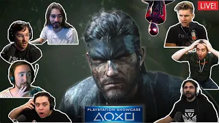 Streamers Live Reaction to the Best Game Reveals - PlayStation Showcase 2023