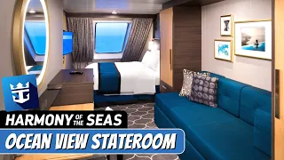 Harmony of the Seas | Forward Ocean View Stateroom Full Tour & Review 4K | Royal Caribbean Cruise
