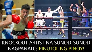 KNOCKOUT ARTIST NA SUNOD-SUNOD NAGPANALO, PINUTOL NG PINOY!