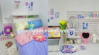 aesthetic room makeover 🌷🐰| korean & pinterest inspired, desk makeover, shopee haul + unboxing