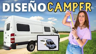 👉 The BEST CAMPER DISTRIBUTION 🤩 3D Design, ideas and tips 🛠 Camper Van Camperization