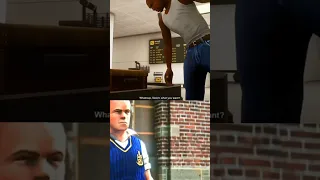 Carl Jhonson vs Jimmy Hopkins (GTA San Andreas vs Bully) Who is Stronger and Brave #shorts