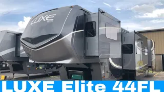 Luxe Elite 44FL - Luxury 5th Wheel - Front Living floor plan