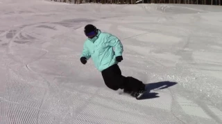 snowboarding karving