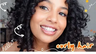 How to: Easiest Curly Hair Routine Ever!! 1 product, 1 clip 3a 3b