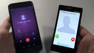 Incoming call & Outgoing call at the Same Time Huawei Honor 8+Sony Xperia