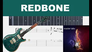 REDBONE |#childishgambino#| Guitar Tab | #Mastertabs#BestFreeYoutubeMusic# #pop# #guitarcover