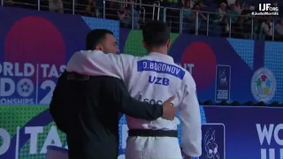 Davlat Bobonov vs Ivaylo Ivanov | Quarter-Final -90 World Judo Championships Tashkent 2022