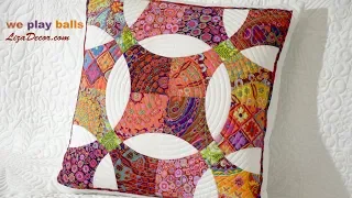 Patchwork We play balls - Kaffe Fassett fabrics  - LizaDecor.com