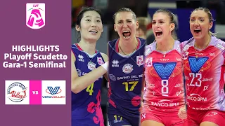 Scandicci - Milano | Highlights | Match -1 Semifinal | Lega Volley Femminile | Campionato 2022/23