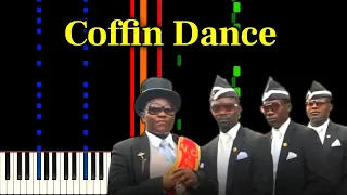 COFFIN DANCE MEME SONG - Piano Tutorial