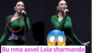 Xonanda Lola konsertda sharmandali xolat 😱😨Bu nma axvol